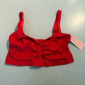 Feelingirl Red Seamless Bralette